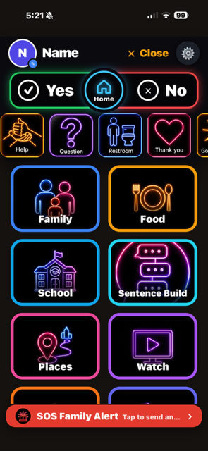 myEZvoice home screen