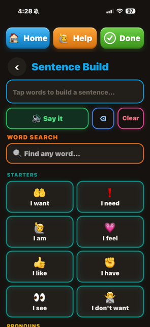 myEZvoice school screen